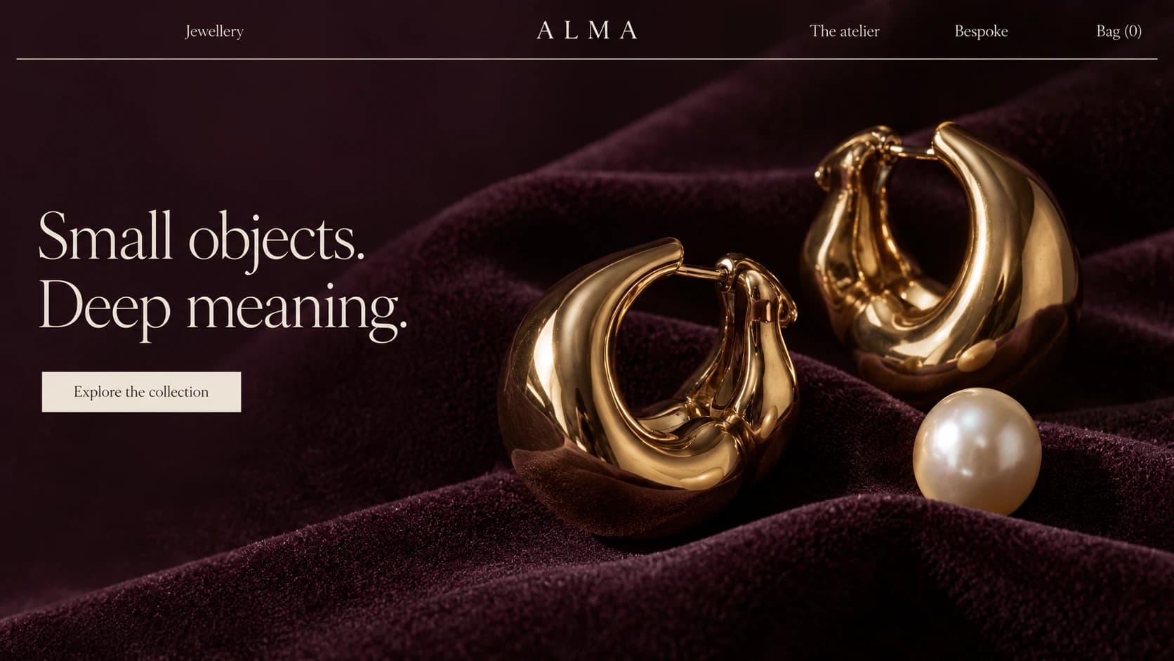 Alma website preview