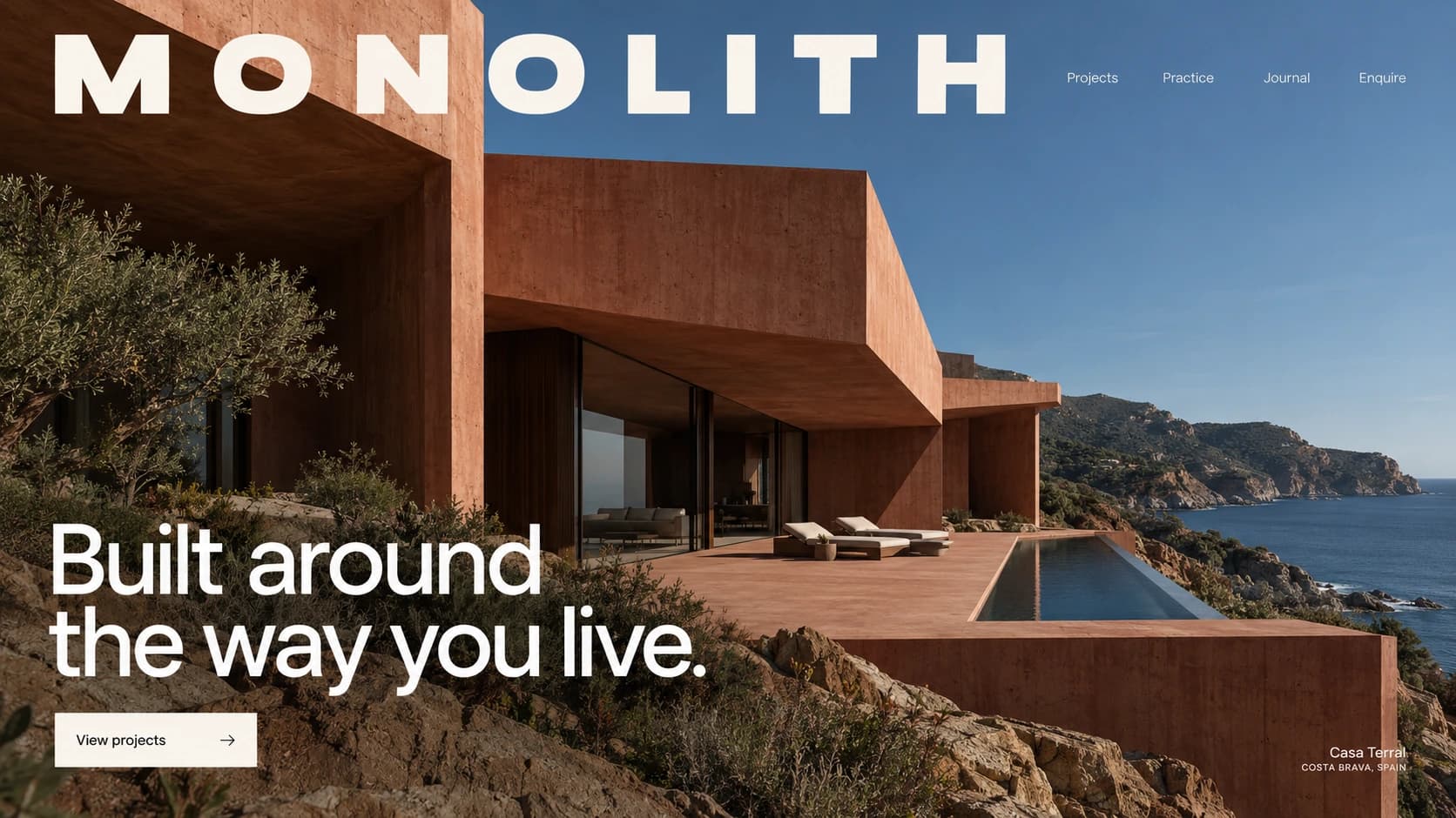 Monolith website preview
